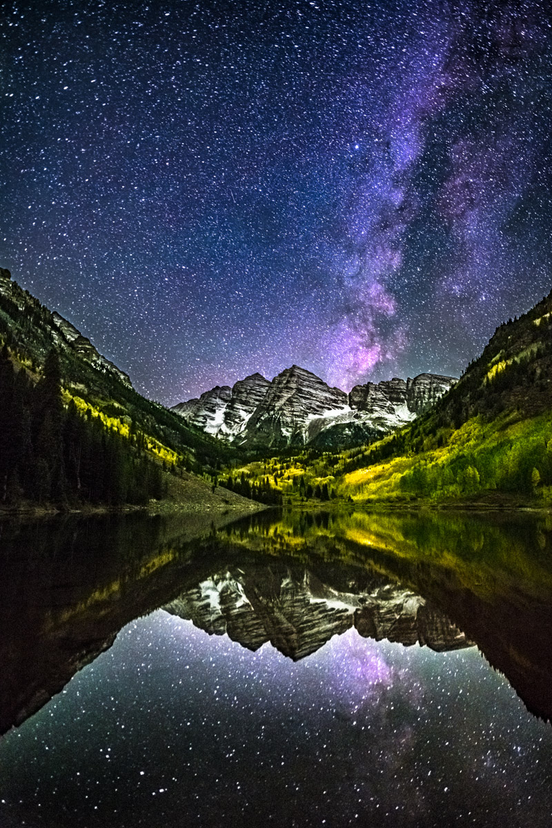 Colorado, Landscape, Stars, fall