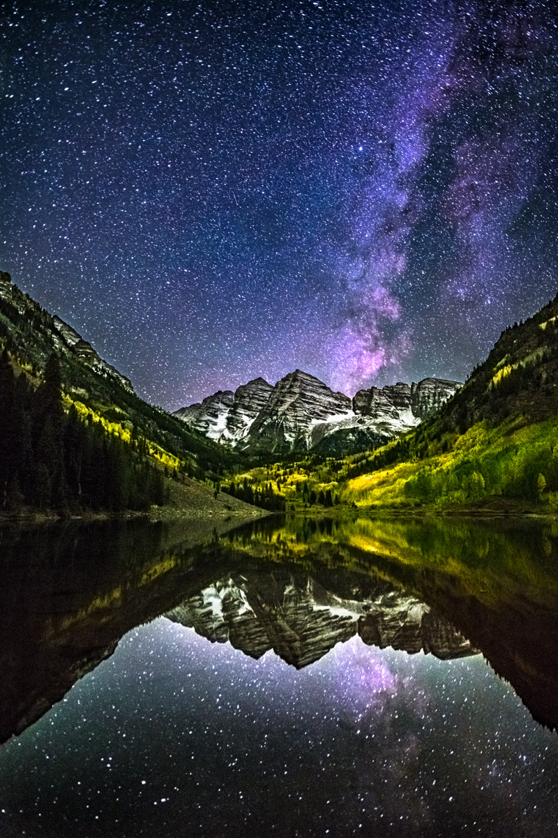 Colorado, Landscape, Stars, fall